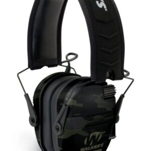 WALKERS RAZOR SLIM ELECTRONIC EARMUFFS-MULTICAM GREY